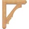 Ekena Millwork Balboa Craftsman Smooth Bracket w/ Offset Brace, Western Red Cedar, 5 1/2"W x 22"D x 26"H BKT0604X22X26BOA04SWR - alternate 4
